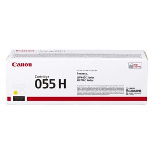 Тонер-картридж CANON Cartridge 055H Y yellow 5900 стр. (3017C002)