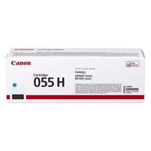 Тонер-картридж CANON Cartridge 055H C cyan 5900 стр. (3019C002)