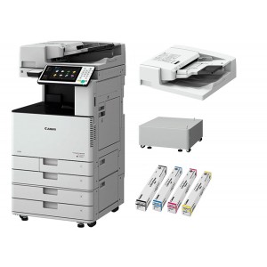 МФУ CANON imageRUNNER ADVANCE DX C3822i MFP с автоподатчиком, тумбой и тонерами