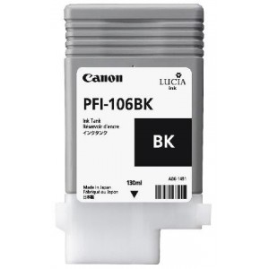 Картридж CANON PFI-106BK Black 130 мл (6621B001)