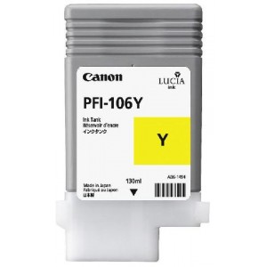 Картридж CANON PFI-106Y Yellow 130 мл (6624B001)