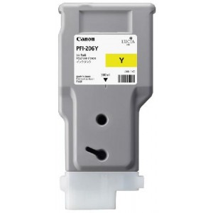 Картридж CANON PFI-206Y Yellow 300 мл (5306B001)