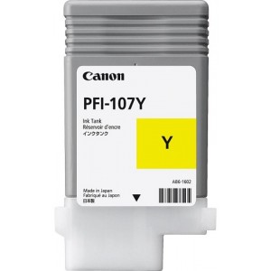 Картридж CANON PFI-107 Y (желтый), 90 мл