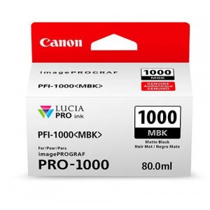Картридж CANON PFI-1000MBK Matte Black 80 мл (0545C001)